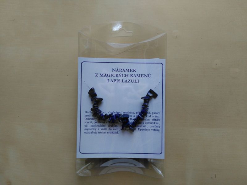 Náramek - lapis lazuli - dárkové balení